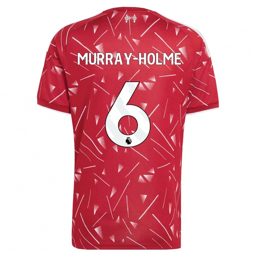 Danxen Kinderen Haydn Murray-Holme #6 Wit Rood Thuisshirt Thuistenue 2026/27 T-Shirt België