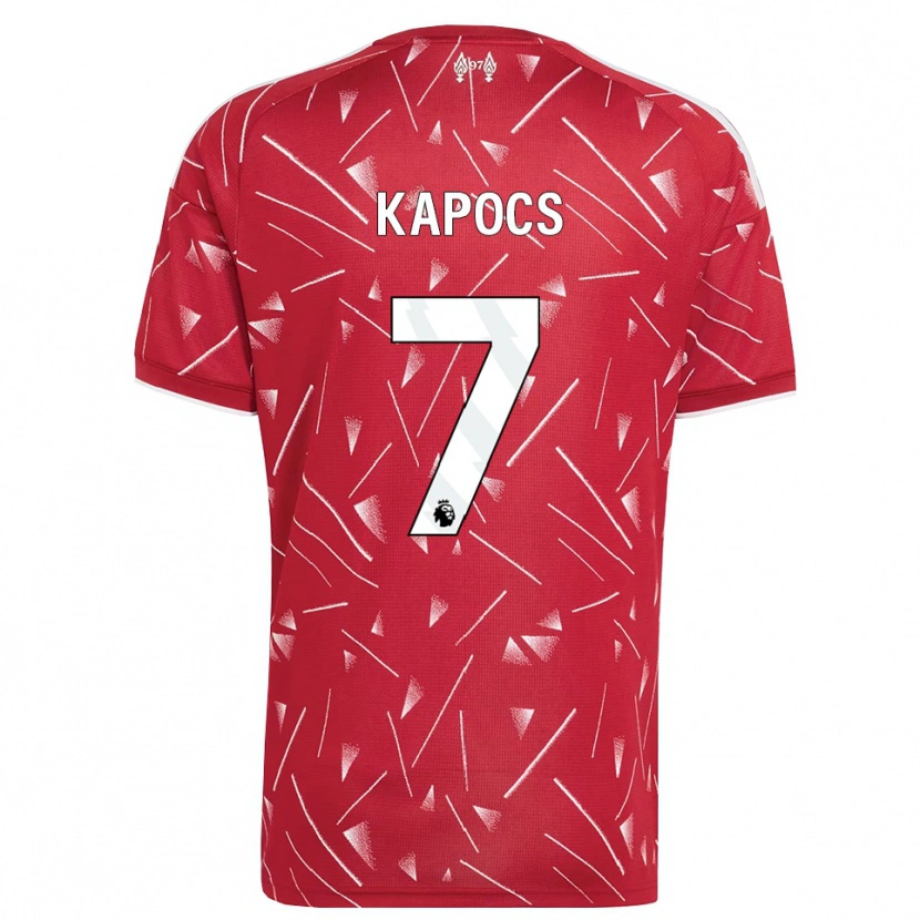 Danxen Kinderen Cornelia Kapocs #7 Wit Rood Thuisshirt Thuistenue 2026/27 T-Shirt België