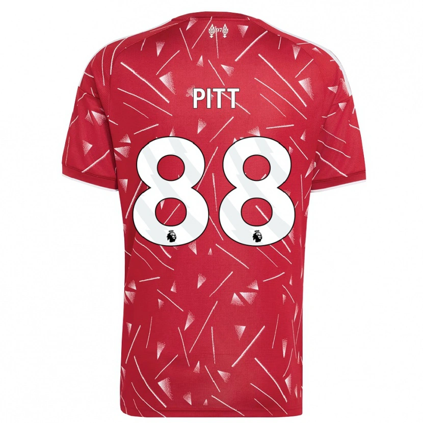 Danxen Kinderen Lucas Pitt #88 Wit Rood Thuisshirt Thuistenue 2026/27 T-Shirt België