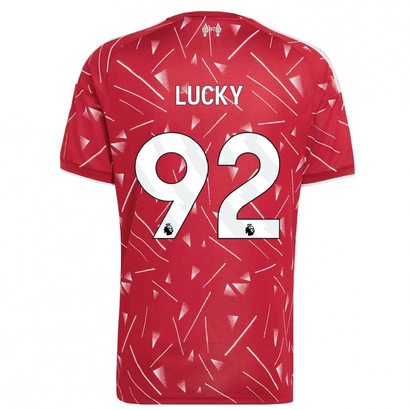 Danxen Kinderen Wellity Lucky #92 Wit Rood Thuisshirt Thuistenue 2026/27 T-Shirt België