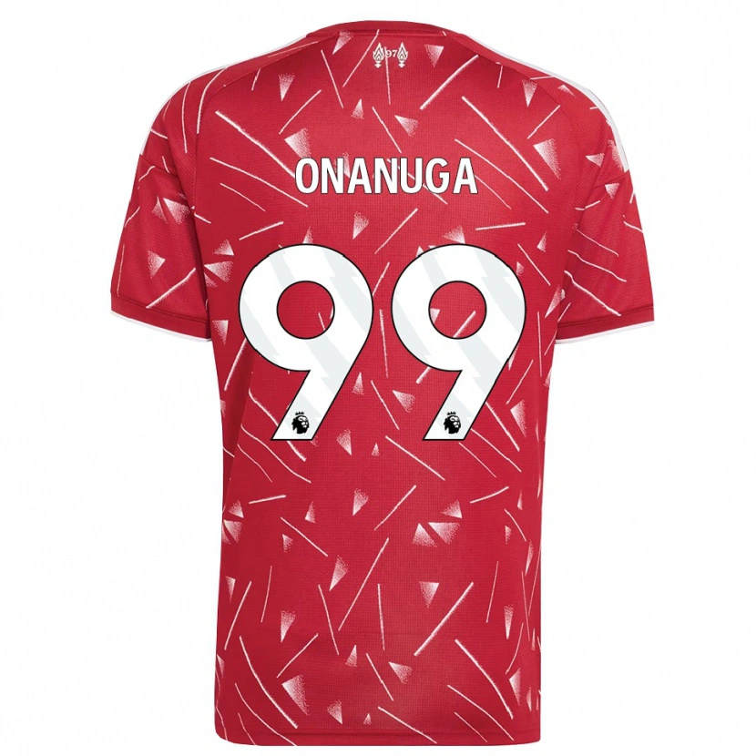 Danxen Kinderen Fola Onanuga #99 Wit Rood Thuisshirt Thuistenue 2026/27 T-Shirt België