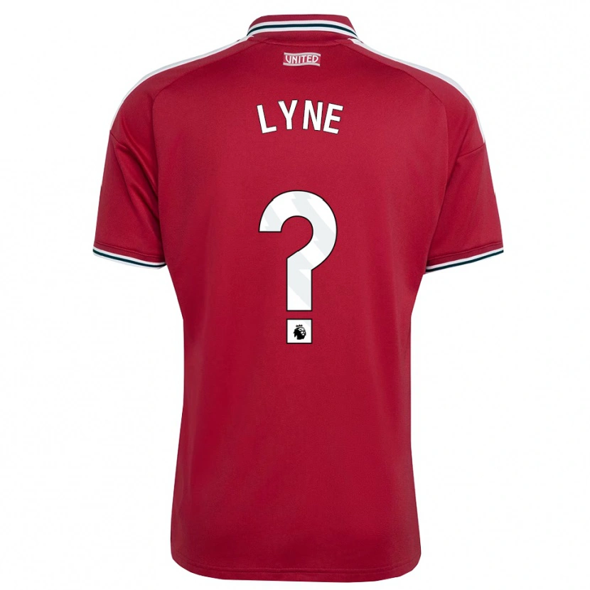Danxen Kinderen Ben Lyne #0 Rood Geel Wit Thuisshirt Thuistenue 2026/27 T-Shirt België