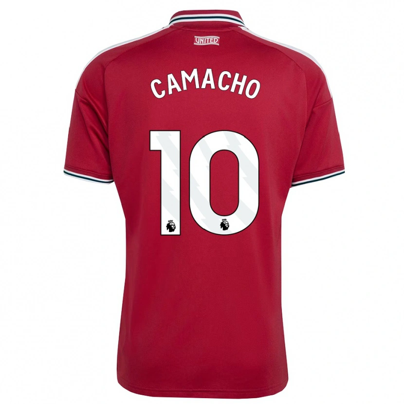 Danxen Kinderen Jaume Camacho #10 Rood Geel Wit Thuisshirt Thuistenue 2026/27 T-Shirt België