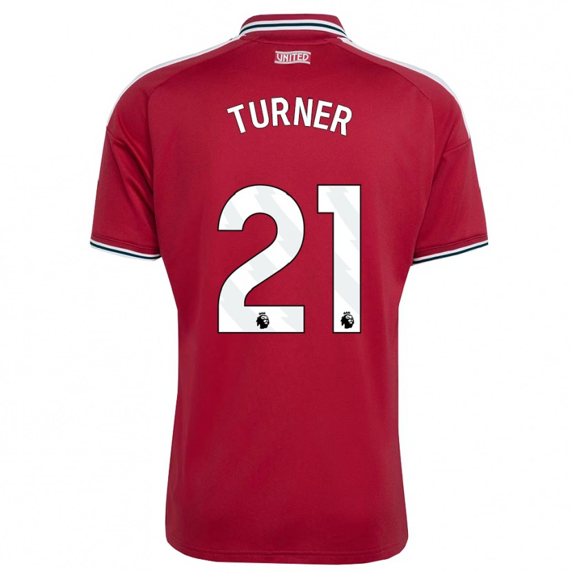 Danxen Kinderen Millie Turner #21 Rood Geel Wit Thuisshirt Thuistenue 2026/27 T-Shirt België
