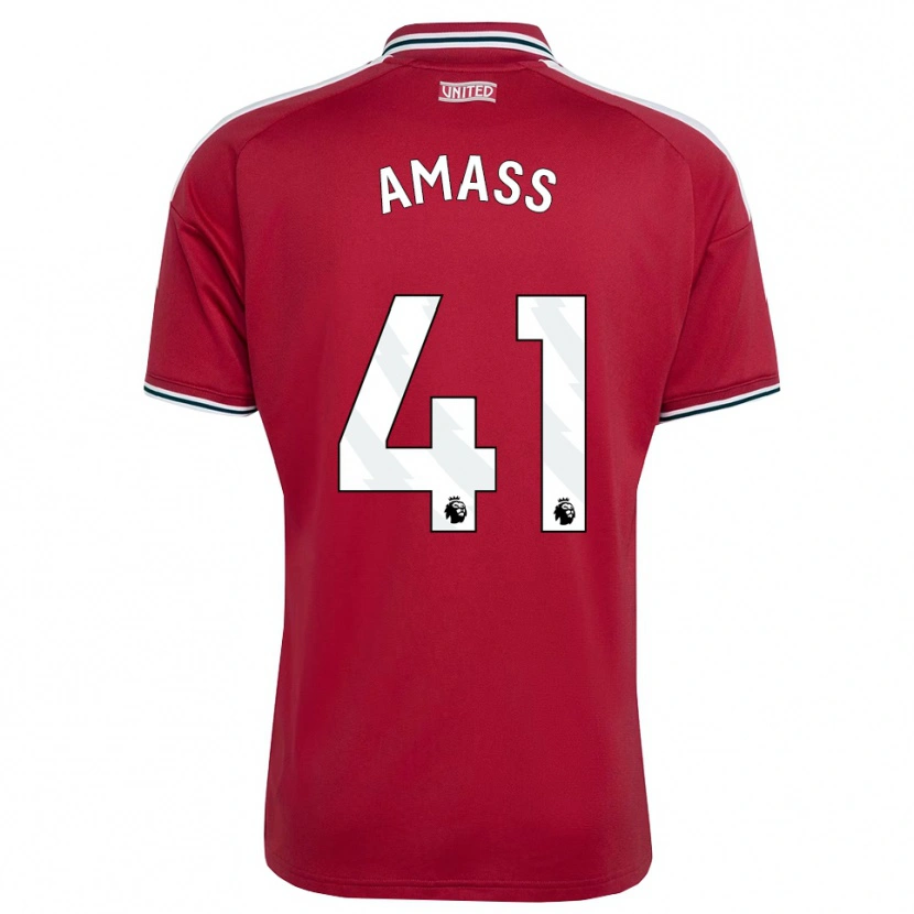 Danxen Kinderen Harry Amass #41 Rood Geel Wit Thuisshirt Thuistenue 2026/27 T-Shirt België