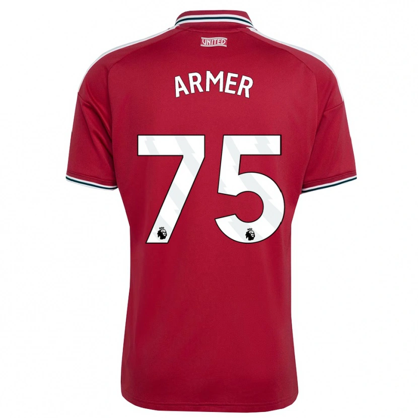Danxen Kinderen Daniel Armer #75 Rood Geel Wit Thuisshirt Thuistenue 2026/27 T-Shirt België