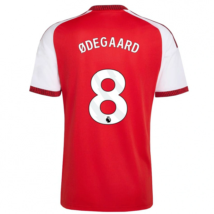 Danxen Kinderen Martin Ødegaard #8 Rood Wit Zwart Thuisshirt Thuistenue 2026/27 T-Shirt België