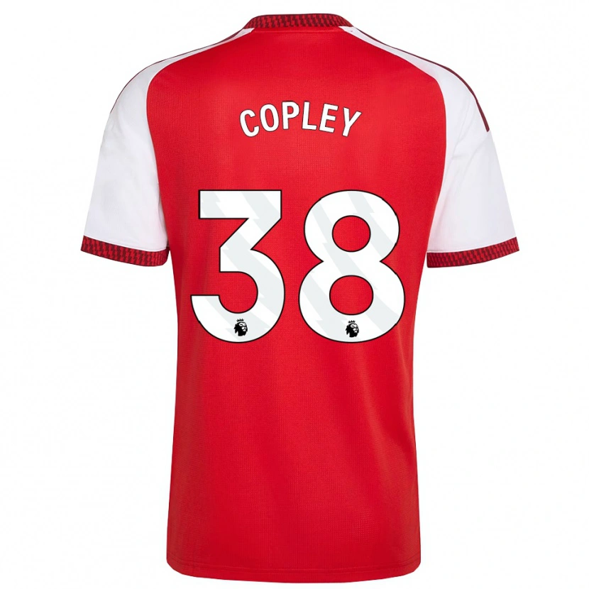 Danxen Kinderen Louie Copley #38 Rood Wit Zwart Thuisshirt Thuistenue 2026/27 T-Shirt België