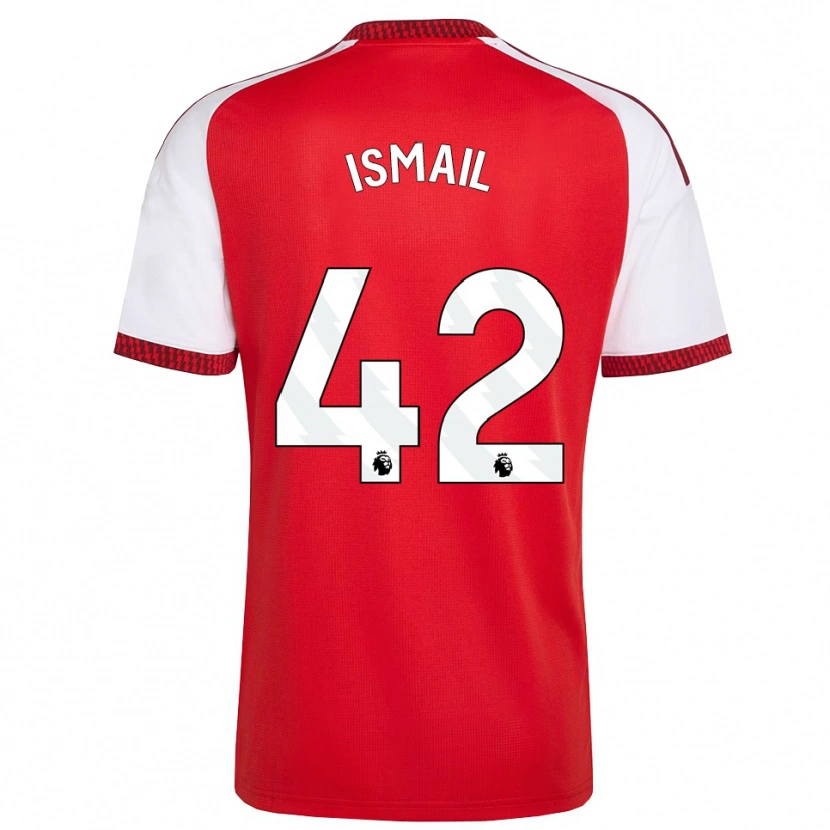 Danxen Kinderen Cam'ron Ismail #42 Rood Wit Zwart Thuisshirt Thuistenue 2026/27 T-Shirt België
