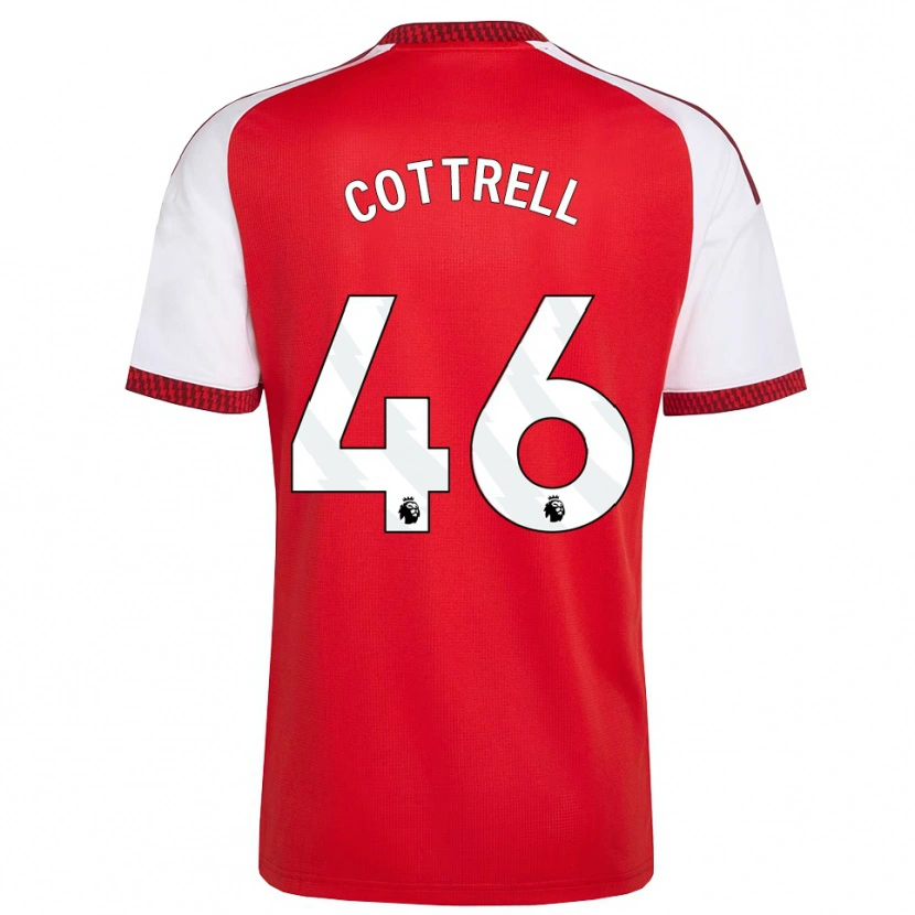 Danxen Kinderen Ben Cottrell #46 Rood Wit Zwart Thuisshirt Thuistenue 2026/27 T-Shirt België