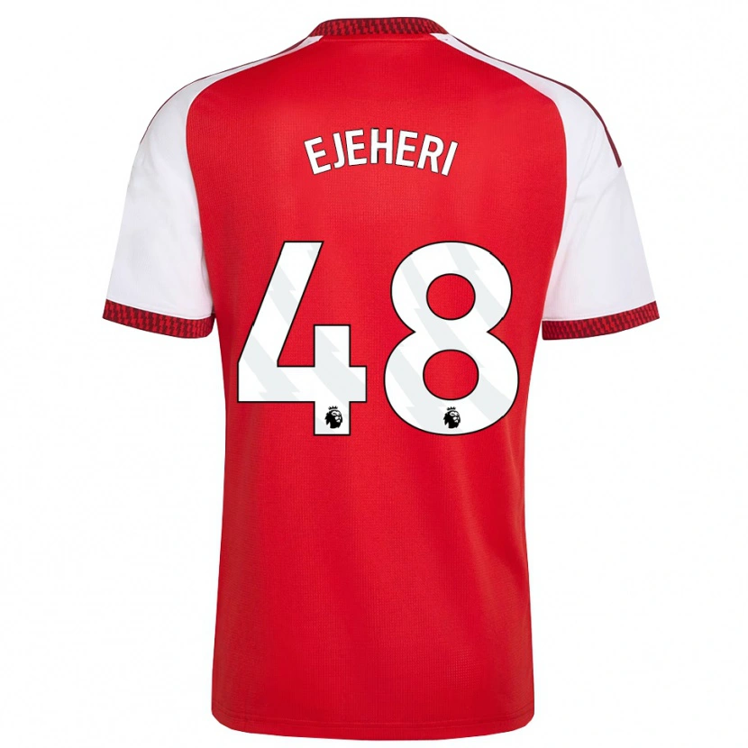 Danxen Kinderen Ovie Ejeheri #48 Rood Wit Zwart Thuisshirt Thuistenue 2026/27 T-Shirt België