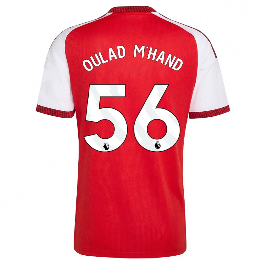 Danxen Kinderen Salah-Eddine Oulad M'hand #56 Rood Wit Zwart Thuisshirt Thuistenue 2026/27 T-Shirt België