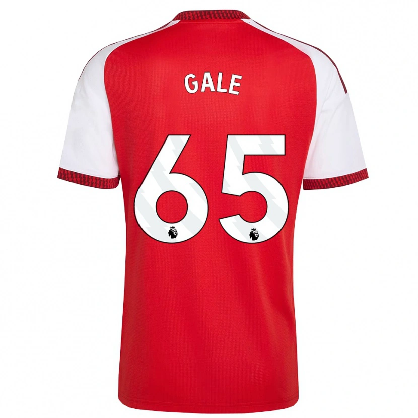 Danxen Kinderen Jessie Gale #65 Rood Wit Zwart Thuisshirt Thuistenue 2026/27 T-Shirt België