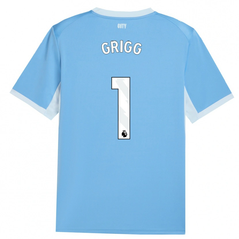 Danxen Kinderen Finley Grigg #1 Licht Hemelsblauw Wit Thuisshirt Thuistenue 2026/27 T-Shirt België