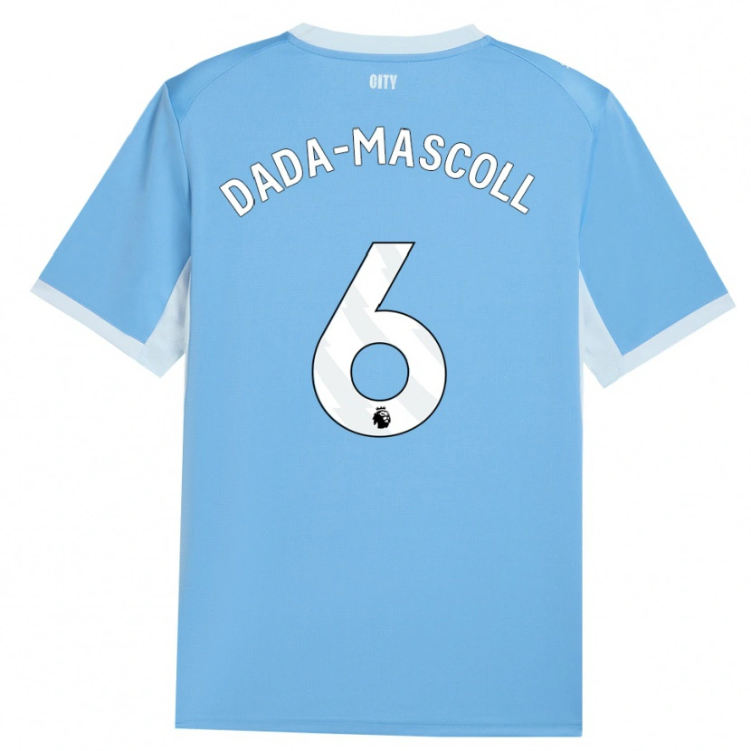 Danxen Kinderen Isaiah Dada-Mascoll #6 Licht Hemelsblauw Wit Thuisshirt Thuistenue 2026/27 T-Shirt België