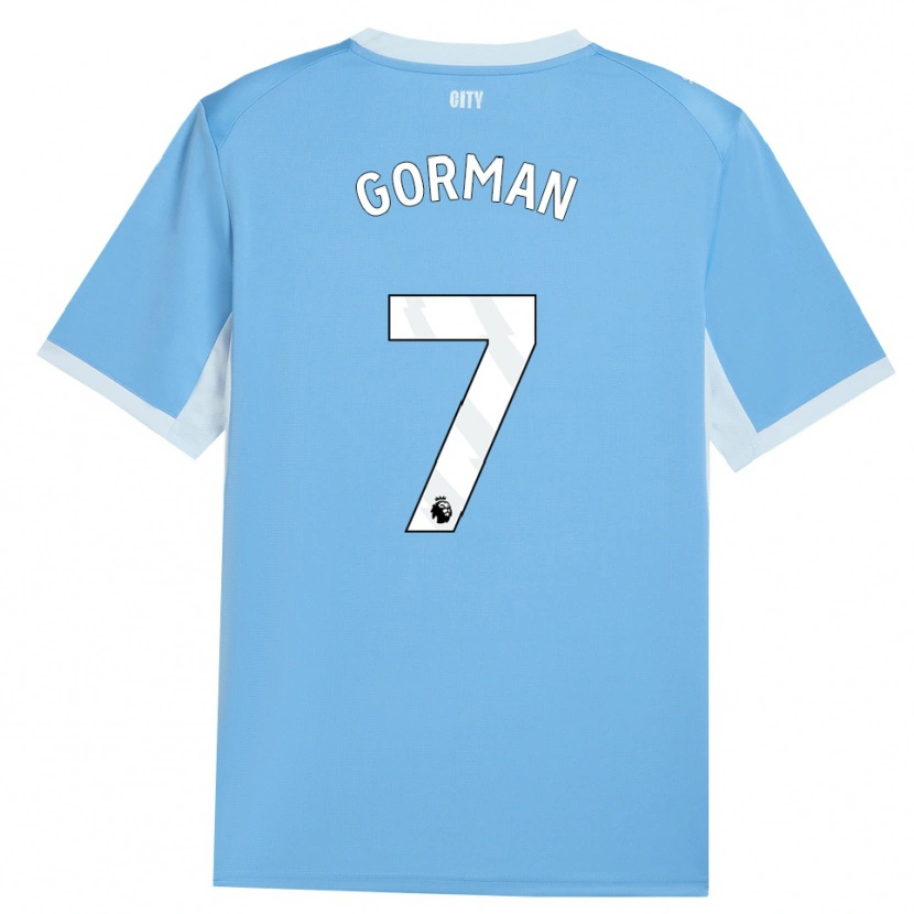 Danxen Kinderen Finlay Gorman #7 Licht Hemelsblauw Wit Thuisshirt Thuistenue 2026/27 T-Shirt België