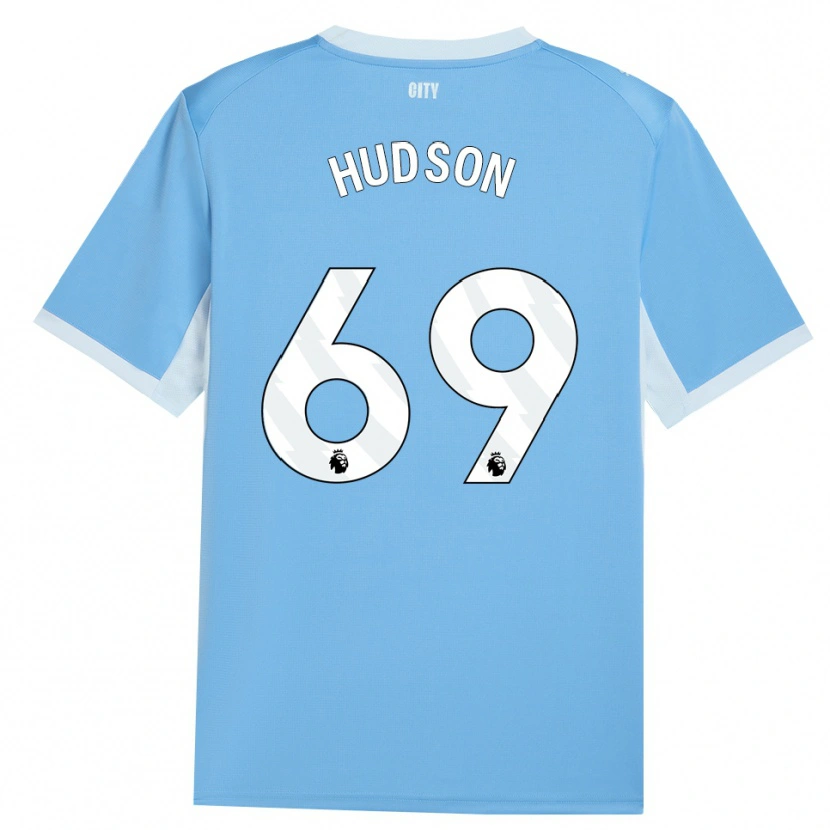 Danxen Kinderen Max Hudson #69 Licht Hemelsblauw Wit Thuisshirt Thuistenue 2026/27 T-Shirt België