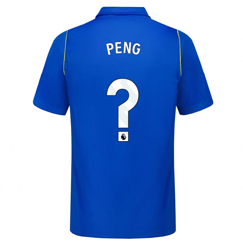 Danxen Kinderen Livia Peng #0 Blauw Geel Thuisshirt Thuistenue 2026/27 T-Shirt België