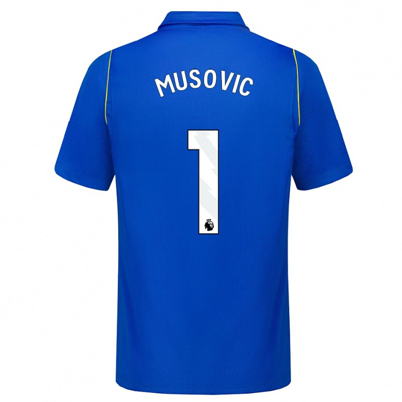 Danxen Kinderen Zecira Musovic #1 Blauw Geel Thuisshirt Thuistenue 2026/27 T-Shirt België