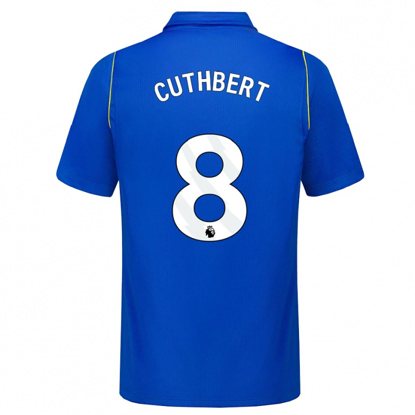 Danxen Kinderen Erin Cuthbert #8 Blauw Geel Thuisshirt Thuistenue 2026/27 T-Shirt België