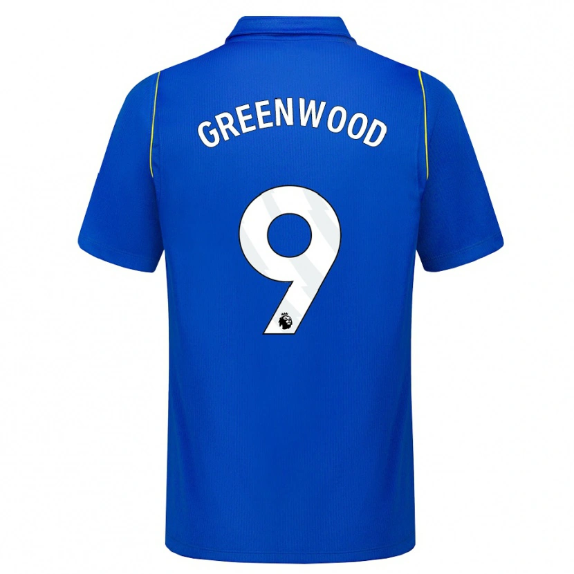 Danxen Kinderen Jashayde Greenwood #9 Blauw Geel Thuisshirt Thuistenue 2026/27 T-Shirt België