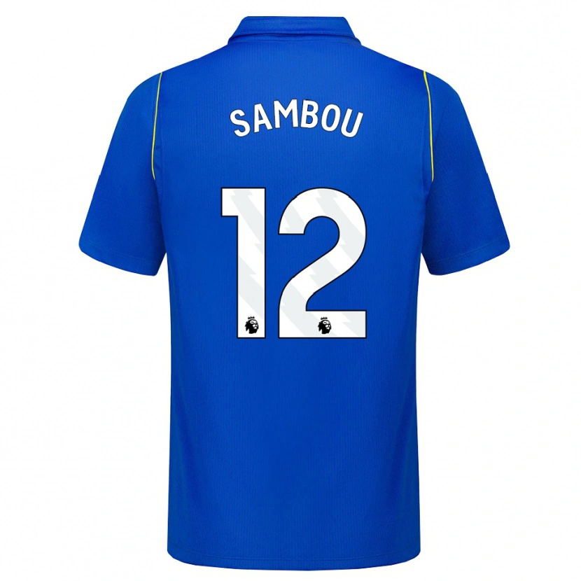 Danxen Kinderen Gabriel Sambou #12 Blauw Geel Thuisshirt Thuistenue 2026/27 T-Shirt België