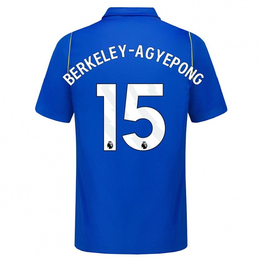 Danxen Kinderen Jeremiah Berkeley-Agyepong #15 Blauw Geel Thuisshirt Thuistenue 2026/27 T-Shirt België