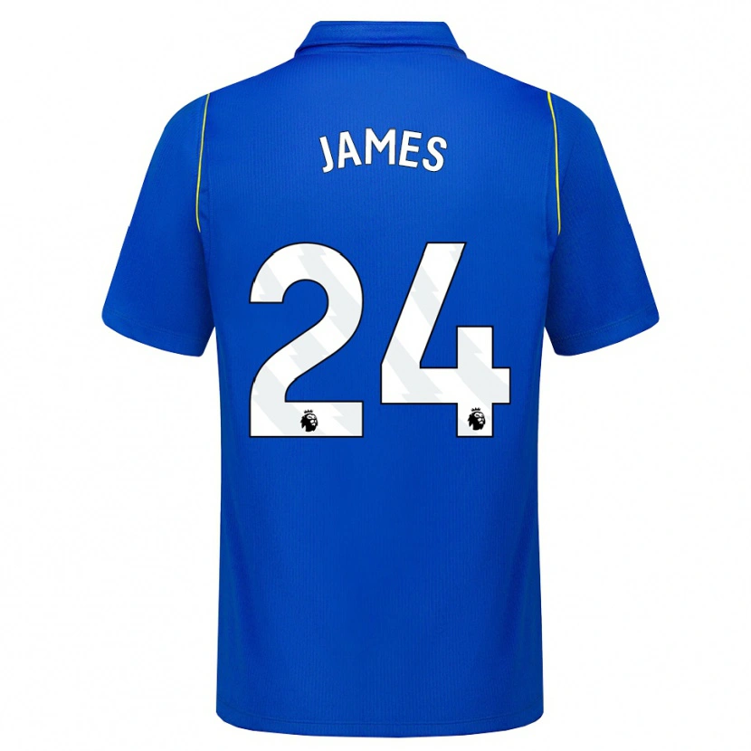 Danxen Kinderen Reece James #24 Blauw Geel Thuisshirt Thuistenue 2026/27 T-Shirt België