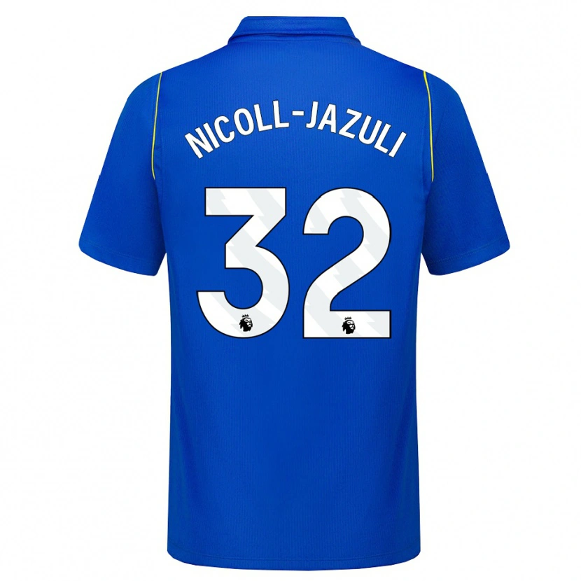 Danxen Kinderen Mahdi Nicoll-Jazuli #32 Blauw Geel Thuisshirt Thuistenue 2026/27 T-Shirt België