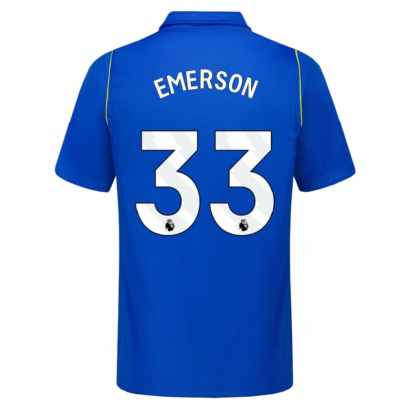 Danxen Kinderen Emerson #33 Blauw Geel Thuisshirt Thuistenue 2026/27 T-Shirt België