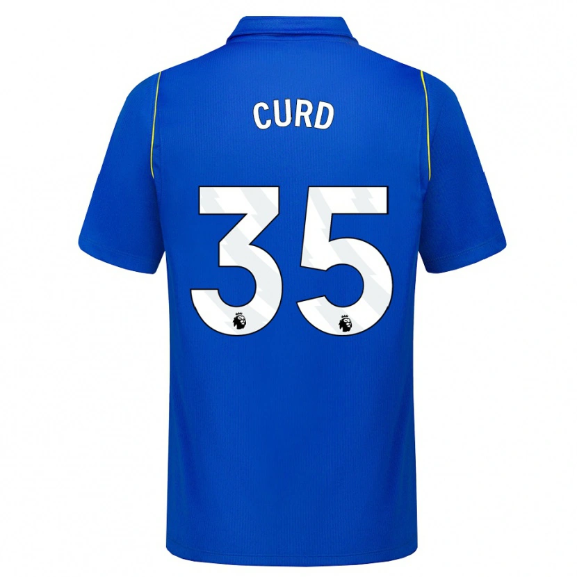 Danxen Kinderen Ted Curd #35 Blauw Geel Thuisshirt Thuistenue 2026/27 T-Shirt België