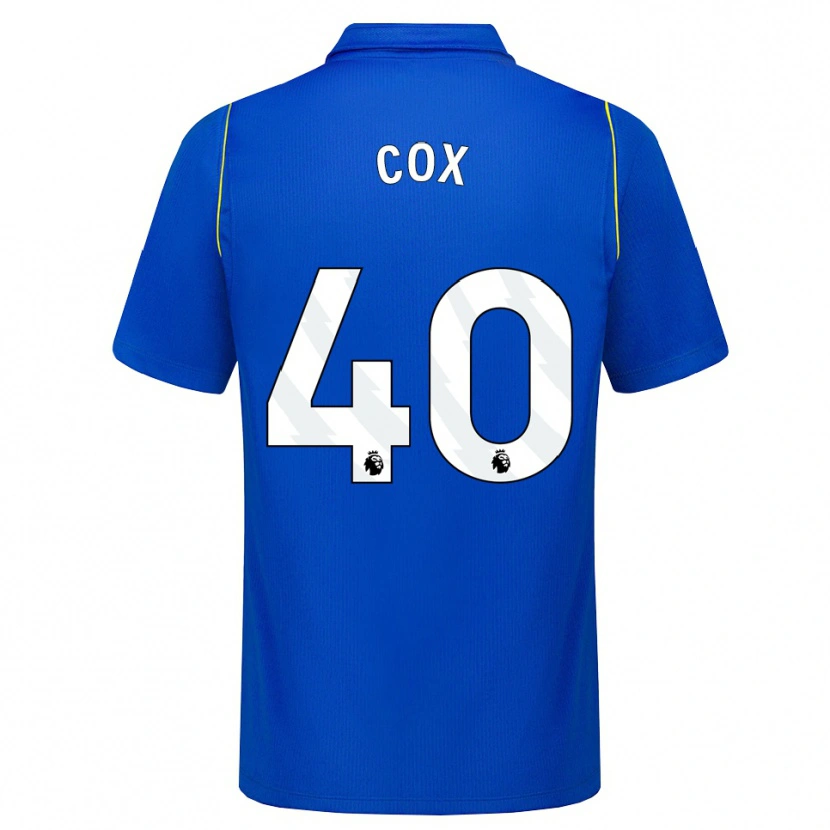 Danxen Kinderen Katie Cox #40 Blauw Geel Thuisshirt Thuistenue 2026/27 T-Shirt België