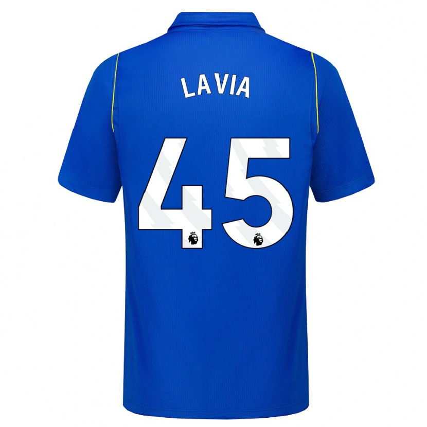 Danxen Kinderen Roméo Lavia #45 Blauw Geel Thuisshirt Thuistenue 2026/27 T-Shirt België