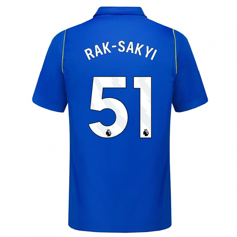 Danxen Kinderen Sam Rak-Sakyi #51 Blauw Geel Thuisshirt Thuistenue 2026/27 T-Shirt België