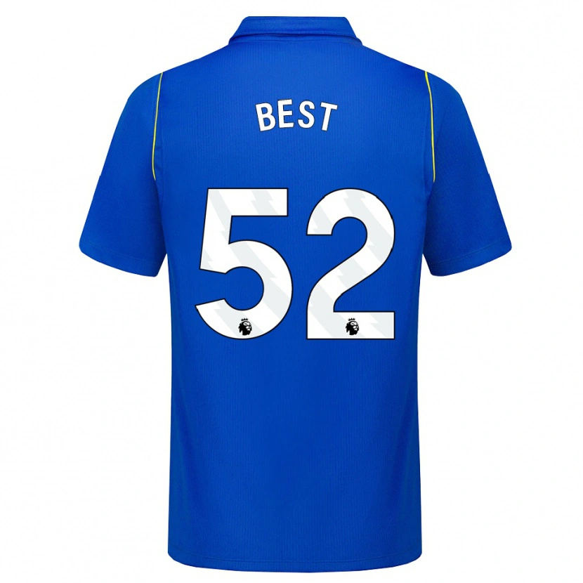 Danxen Kinderen Kian Best #52 Blauw Geel Thuisshirt Thuistenue 2026/27 T-Shirt België