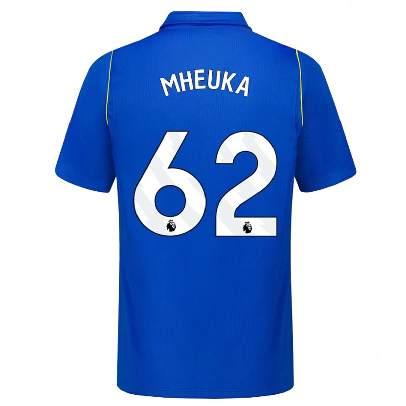 Danxen Kinderen Shumaira Mheuka #62 Blauw Geel Thuisshirt Thuistenue 2026/27 T-Shirt België