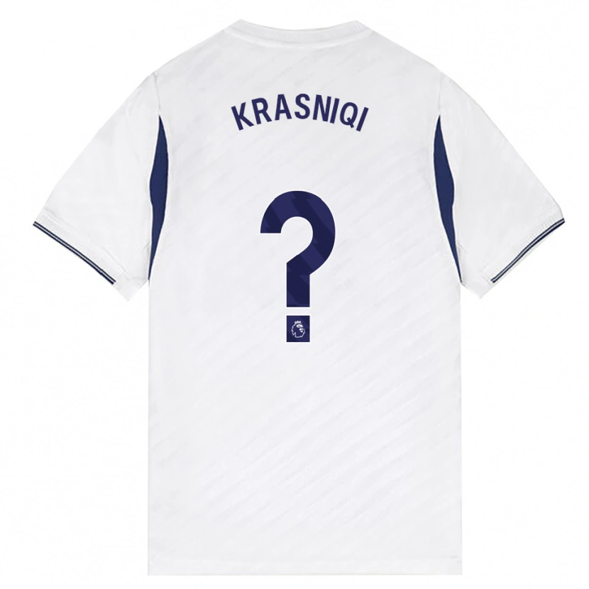 Danxen Kinderen Elliot Krasniqi #0 Wit Rood Paars Thuisshirt Thuistenue 2026/27 T-Shirt België