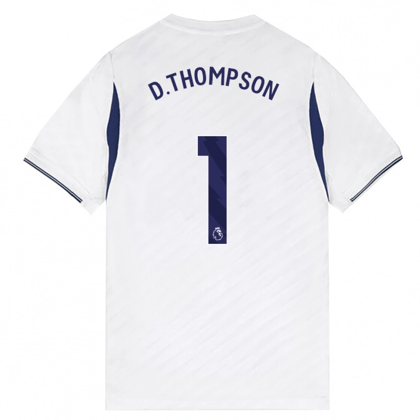 Danxen Kinderen Dylan Thompson #1 Wit Rood Paars Thuisshirt Thuistenue 2026/27 T-Shirt België