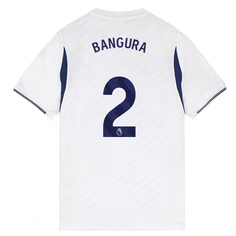 Danxen Kinderen Samal Bangura #2 Wit Rood Paars Thuisshirt Thuistenue 2026/27 T-Shirt België