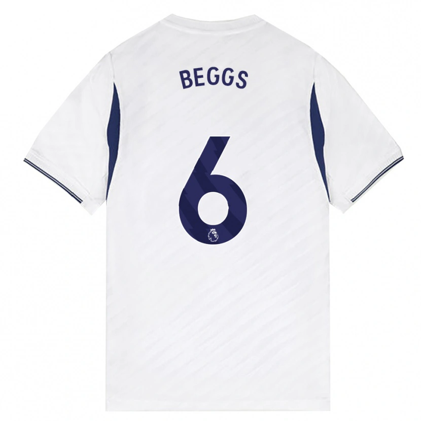 Danxen Kinderen Jamel Beggs #6 Wit Rood Paars Thuisshirt Thuistenue 2026/27 T-Shirt België