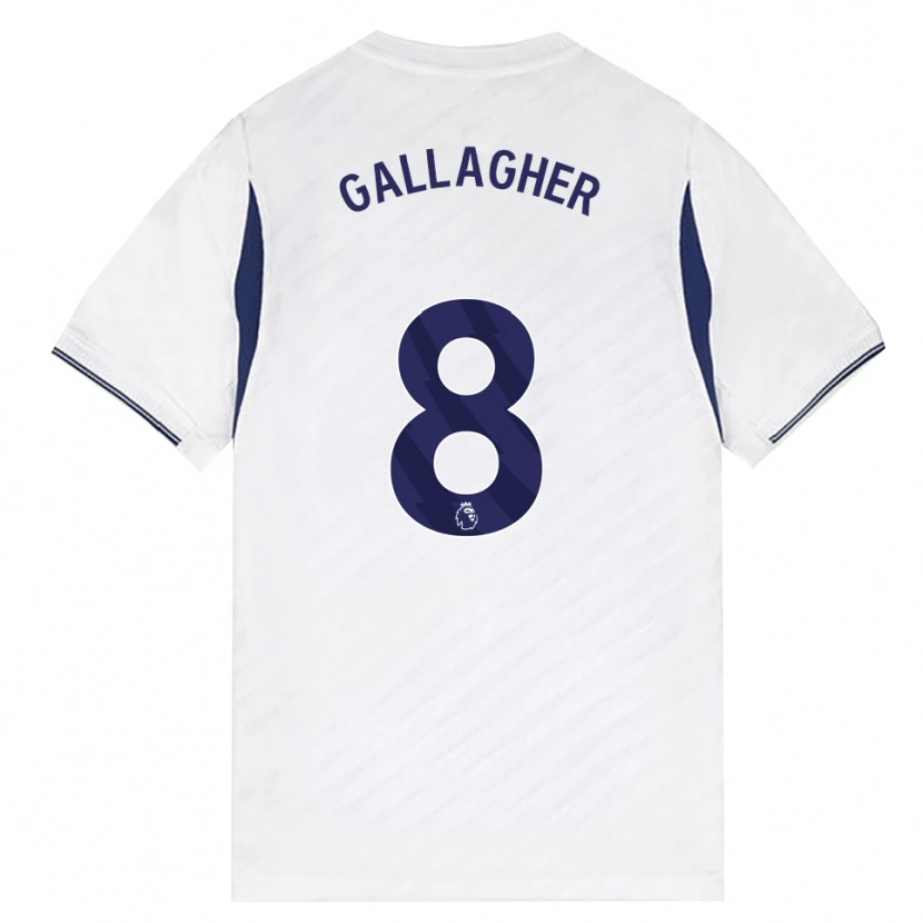 Danxen Kinderen Conor Gallagher #8 Wit Rood Paars Thuisshirt Thuistenue 2026/27 T-Shirt België