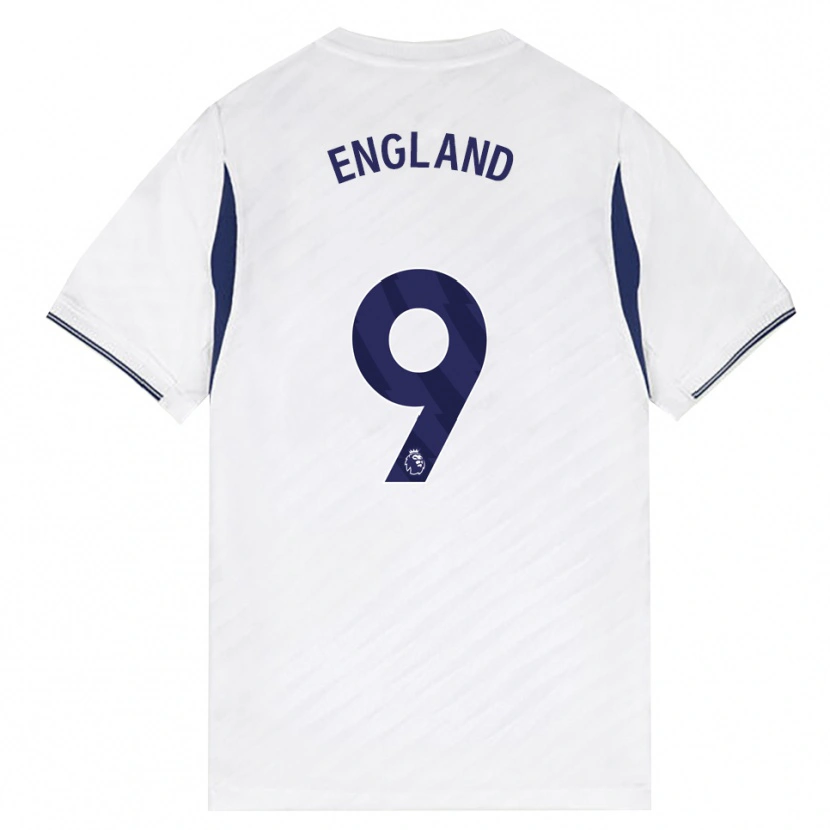 Danxen Kinderen Bethany England #9 Wit Rood Paars Thuisshirt Thuistenue 2026/27 T-Shirt België