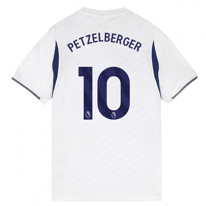 Danxen Kinderen Ramona Petzelberger #10 Wit Rood Paars Thuisshirt Thuistenue 2026/27 T-Shirt België
