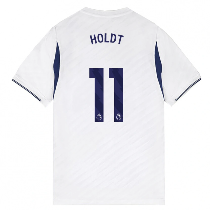 Danxen Kinderen Olivia Holdt #11 Wit Rood Paars Thuisshirt Thuistenue 2026/27 T-Shirt België