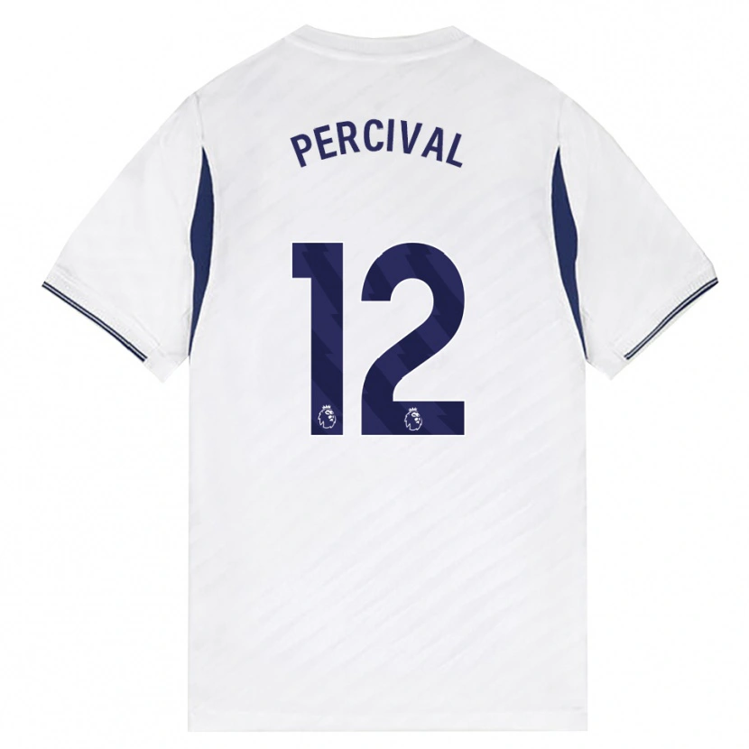 Danxen Kinderen Ria Percival #12 Wit Rood Paars Thuisshirt Thuistenue 2026/27 T-Shirt België