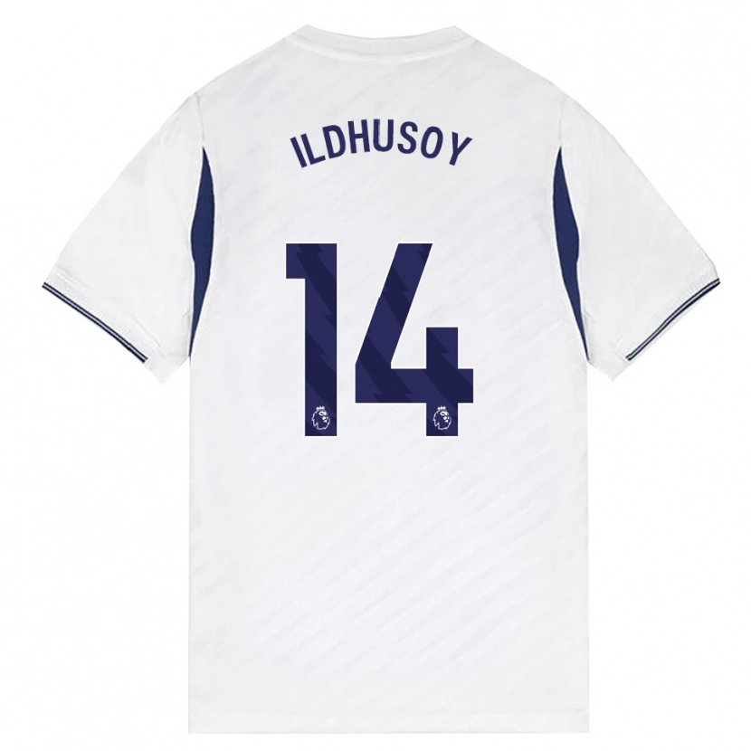 Danxen Kinderen Celin Bizet Ildhusøy #14 Wit Rood Paars Thuisshirt Thuistenue 2026/27 T-Shirt België
