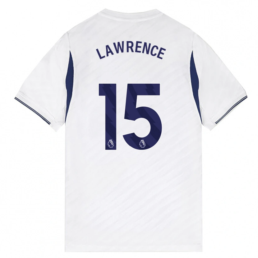 Danxen Kinderen Donte Lawrence #15 Wit Rood Paars Thuisshirt Thuistenue 2026/27 T-Shirt België