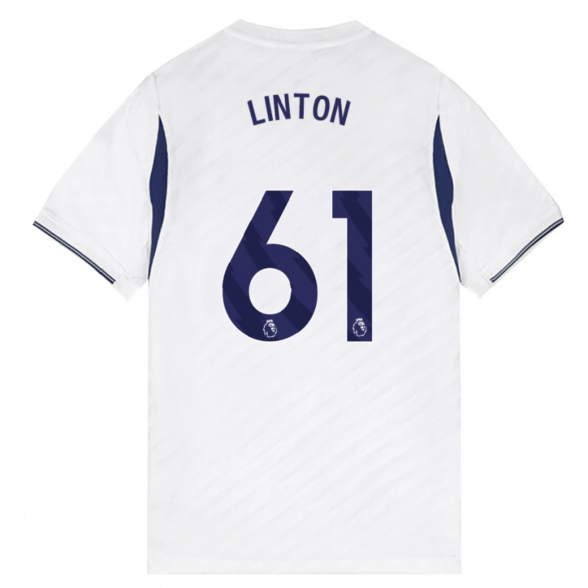 Danxen Kinderen Jahziah Linton #61 Wit Rood Paars Thuisshirt Thuistenue 2026/27 T-Shirt België