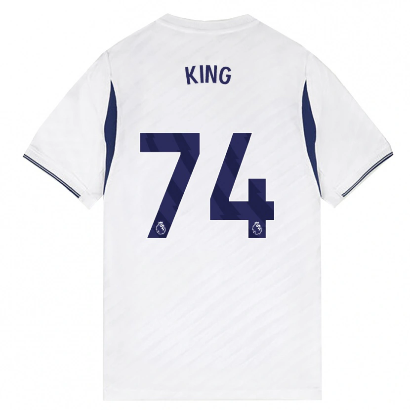 Danxen Kinderen Maeson King #74 Wit Rood Paars Thuisshirt Thuistenue 2026/27 T-Shirt België