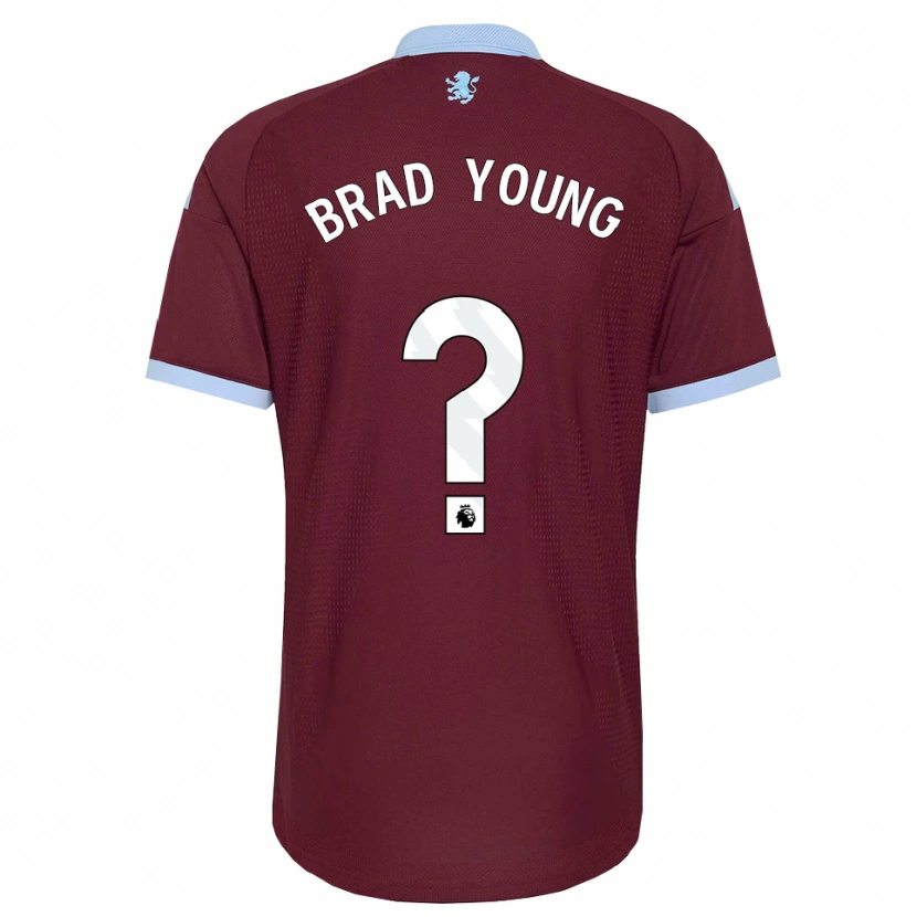 Danxen Kinderen Brad Young #0 Korenbloemblauw Bordeaux Thuisshirt Thuistenue 2026/27 T-Shirt België
